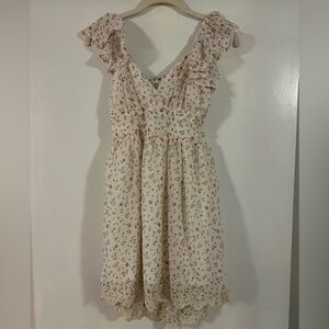 BRAND NEW! Altar'd State Pink Floral Dress size Small